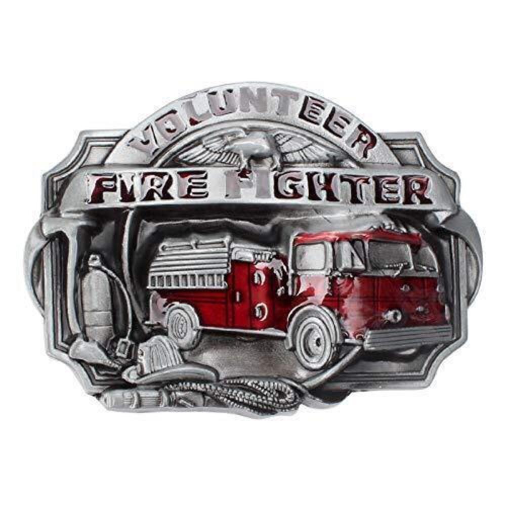 5358 Oyster-Buckle Fire Depa Deaprtment Axe Cap Belt Buckle 2